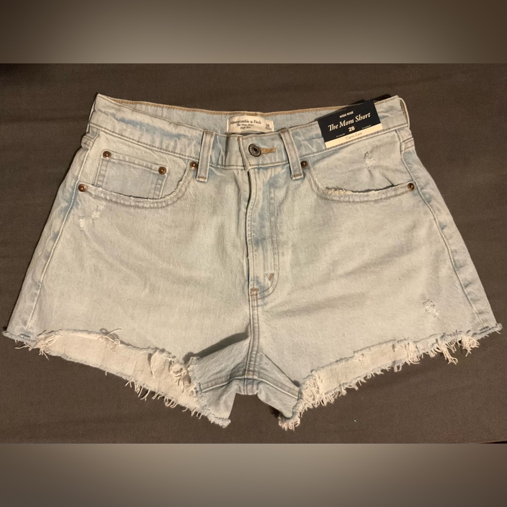 NTW Abercrombie & Fitch High Rise The Mom Short